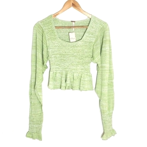 Free People Free Spirit Pullover Women's Knit Blouse Size XS - Picture 7 of 9